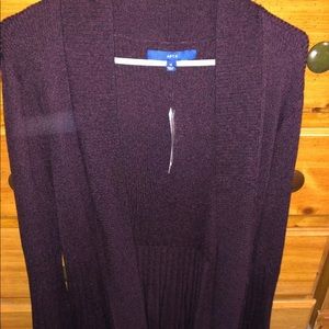 Apt 9 Maroon Cardigan.